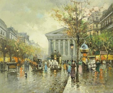 Paris Painting - Antoine Blanchard Madeleine Church Paris